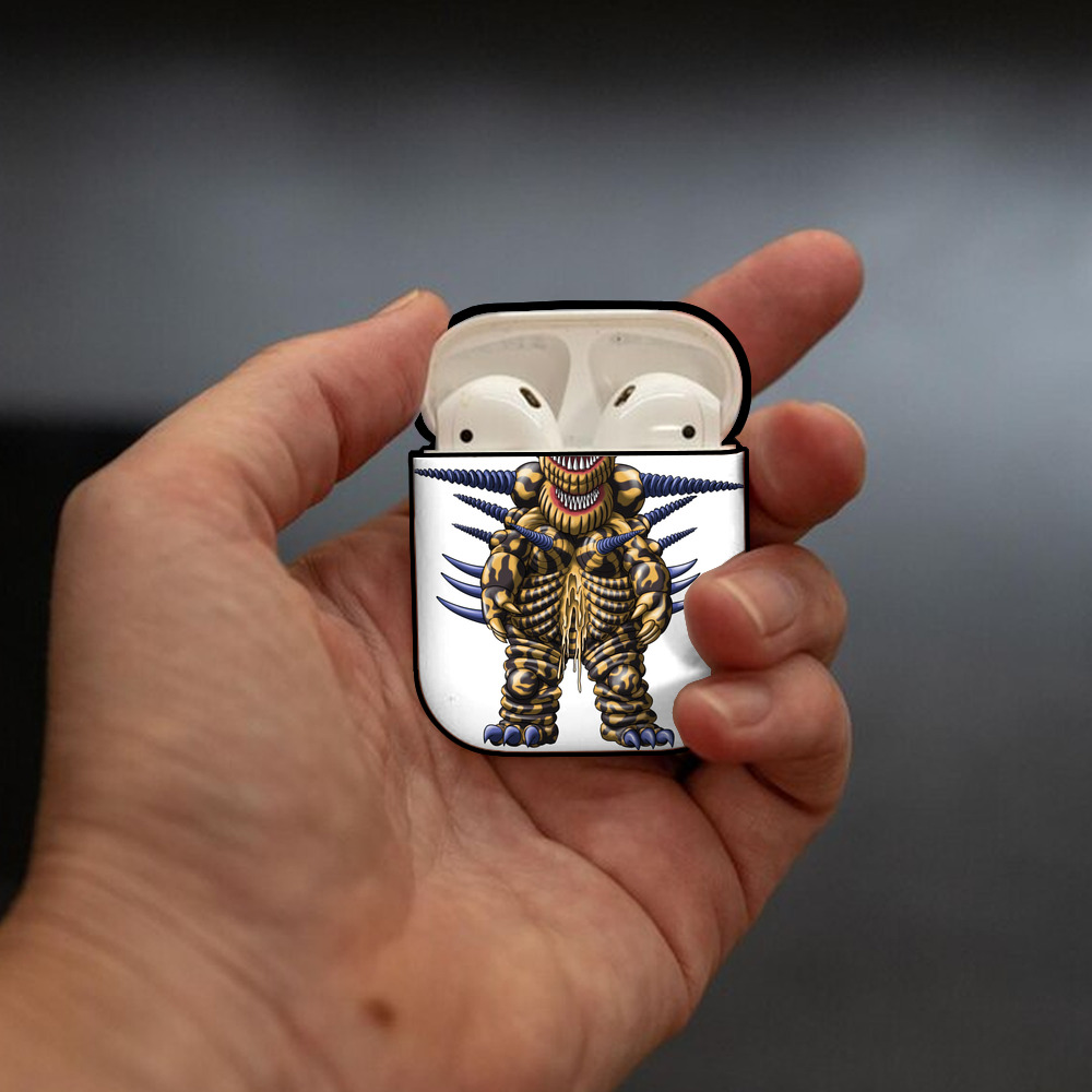 ウルトラマン Ultraman AirPods 第2世代保護ケース ハードシェル ブラック 耐衝撃・防指紋・カラビナ付き