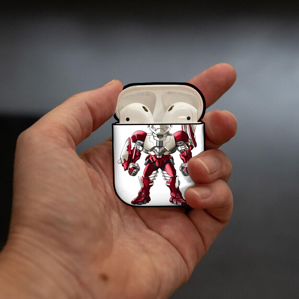 ウルトラマン Ultraman AirPods 第2世代保護ケース ハードシェル ブラック 耐衝撃・防指紋・カラビナ付き