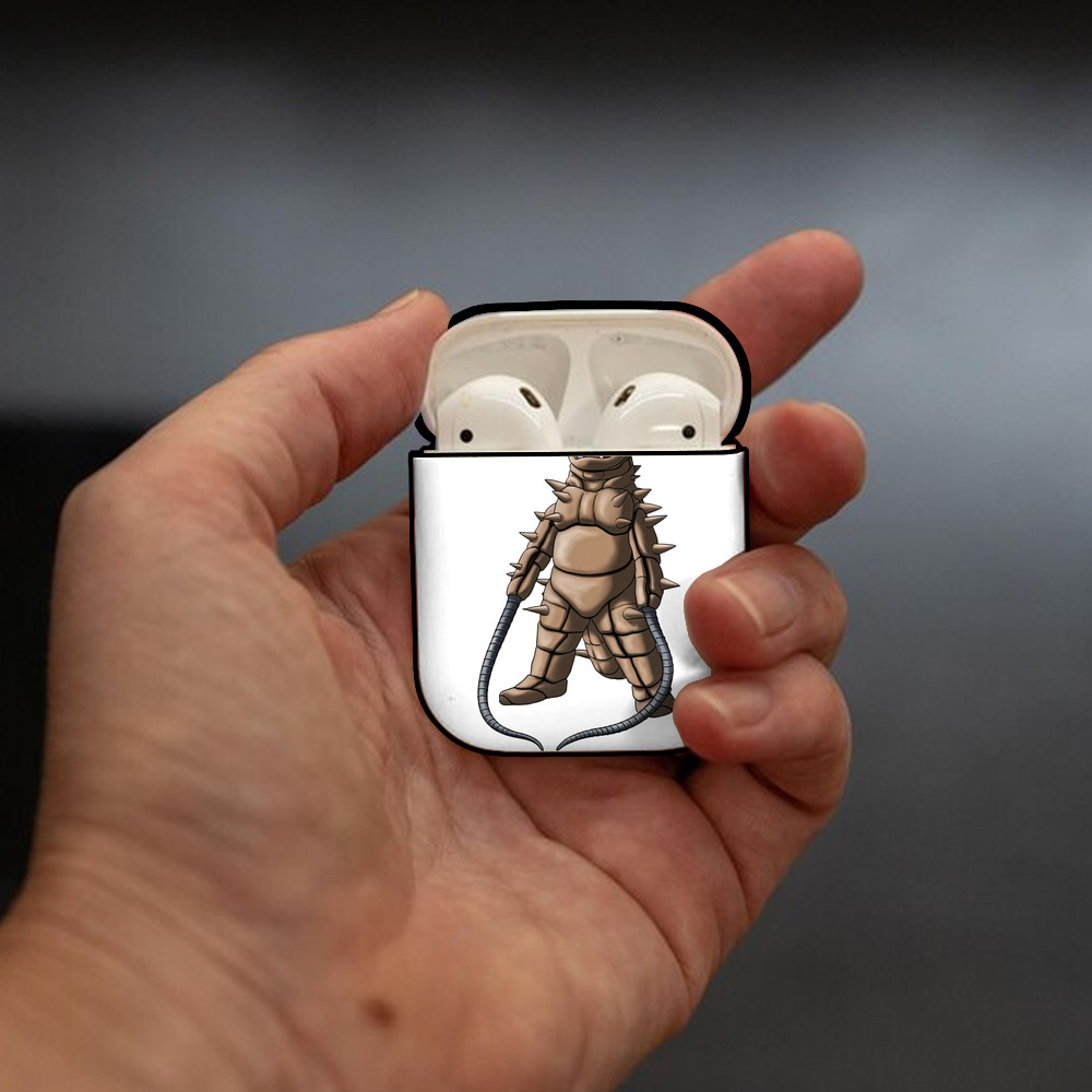 ウルトラマン Ultraman AirPods 第2世代保護ケース ハードシェル ブラック 耐衝撃・防指紋・カラビナ付き