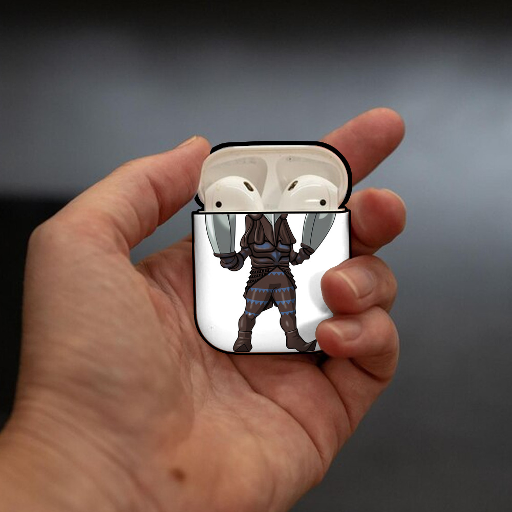 ウルトラマン Ultraman AirPods 第2世代保護ケース ハードシェル ブラック 耐衝撃・防指紋・カラビナ付き