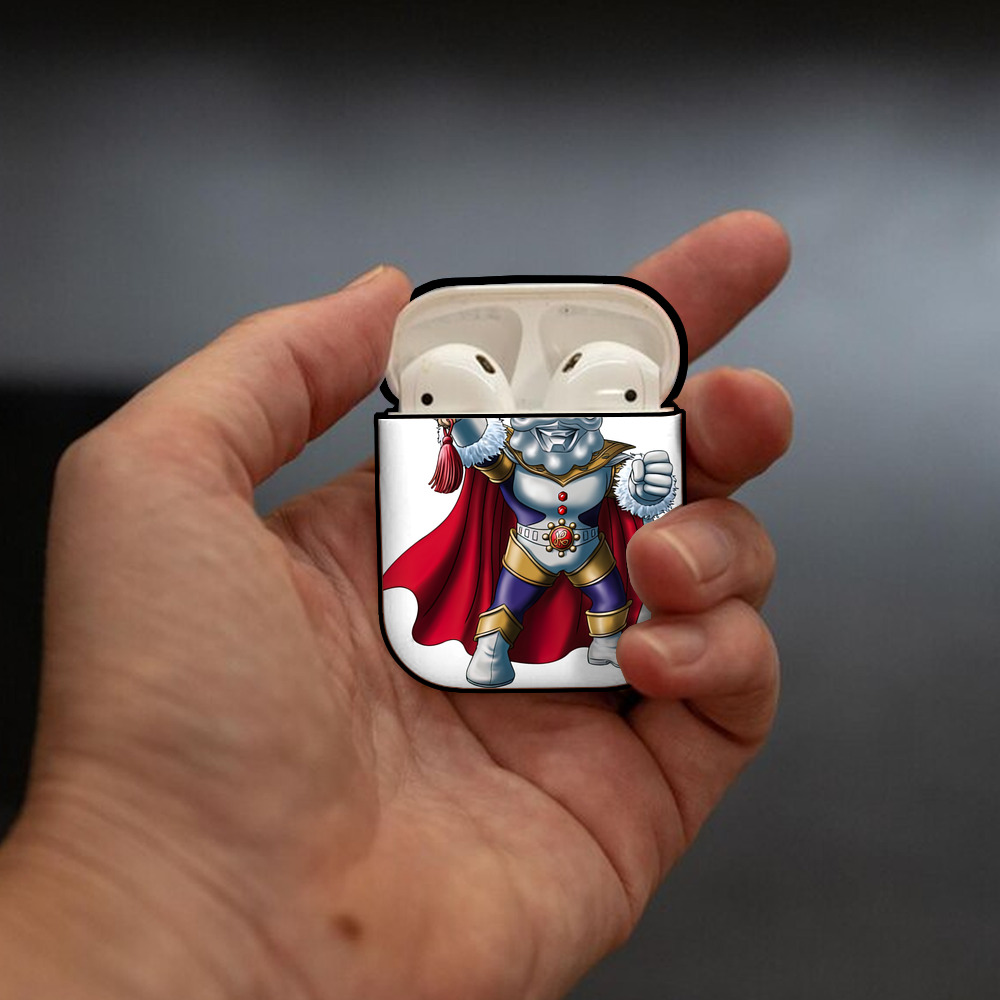 ウルトラマン Ultraman AirPods 第2世代保護ケース ハードシェル ブラック 耐衝撃・防指紋・カラビナ付き
