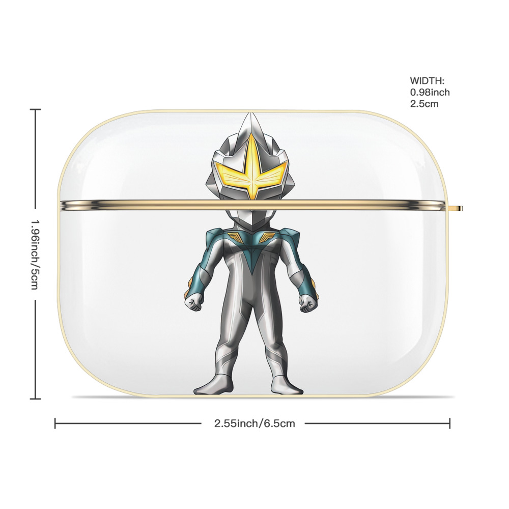 ウルトラマン Ultraman 【AirPods Pro用】ハードシェル保護ケース｜耐衝撃・防指紋・カラビナ付き商品仕様