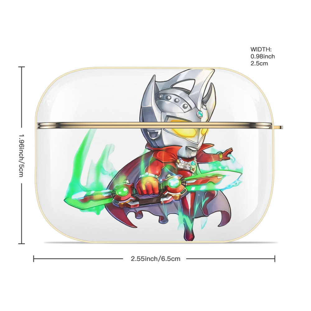 ウルトラマン Ultraman 【AirPods Pro用】ハードシェル保護ケース｜耐衝撃・防指紋・カラビナ付き商品仕様