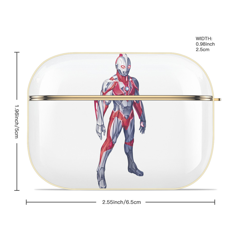 ウルトラマン Ultraman 【AirPods Pro用】ハードシェル保護ケース｜耐衝撃・防指紋・カラビナ付き商品仕様
