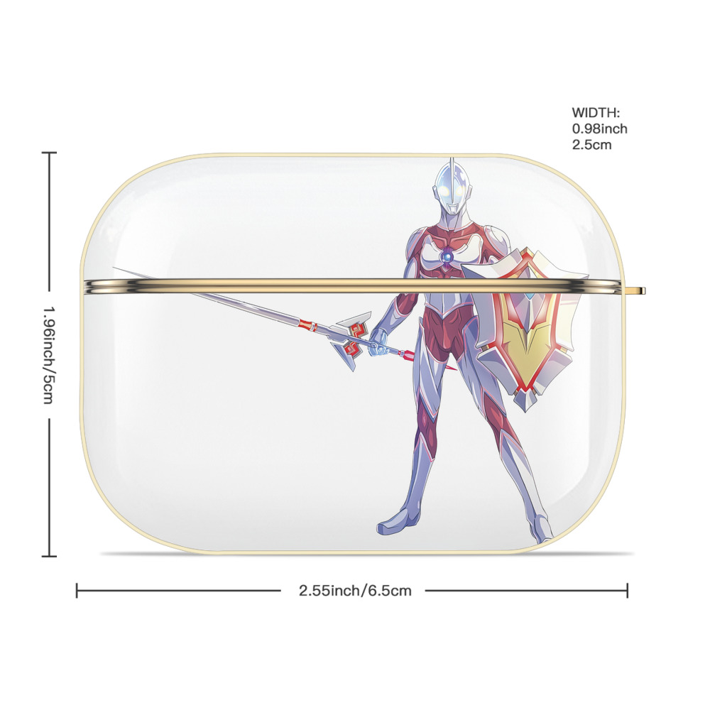 ウルトラマン Ultraman 【AirPods Pro用】ハードシェル保護ケース｜耐衝撃・防指紋・カラビナ付き商品仕様