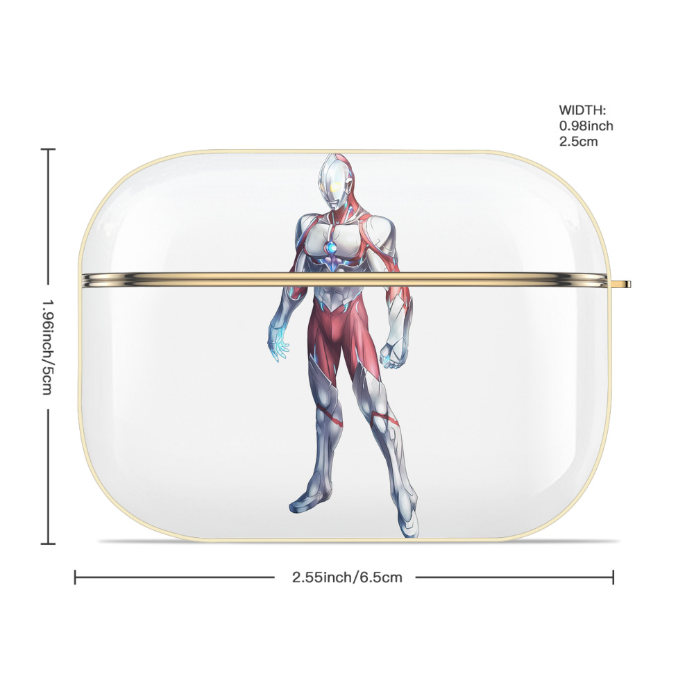 ウルトラマン Ultraman 【AirPods Pro用】ハードシェル保護ケース｜耐衝撃・防指紋・カラビナ付き商品仕様