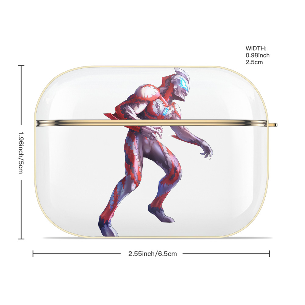 ウルトラマン Ultraman 【AirPods Pro用】ハードシェル保護ケース｜耐衝撃・防指紋・カラビナ付き商品仕様