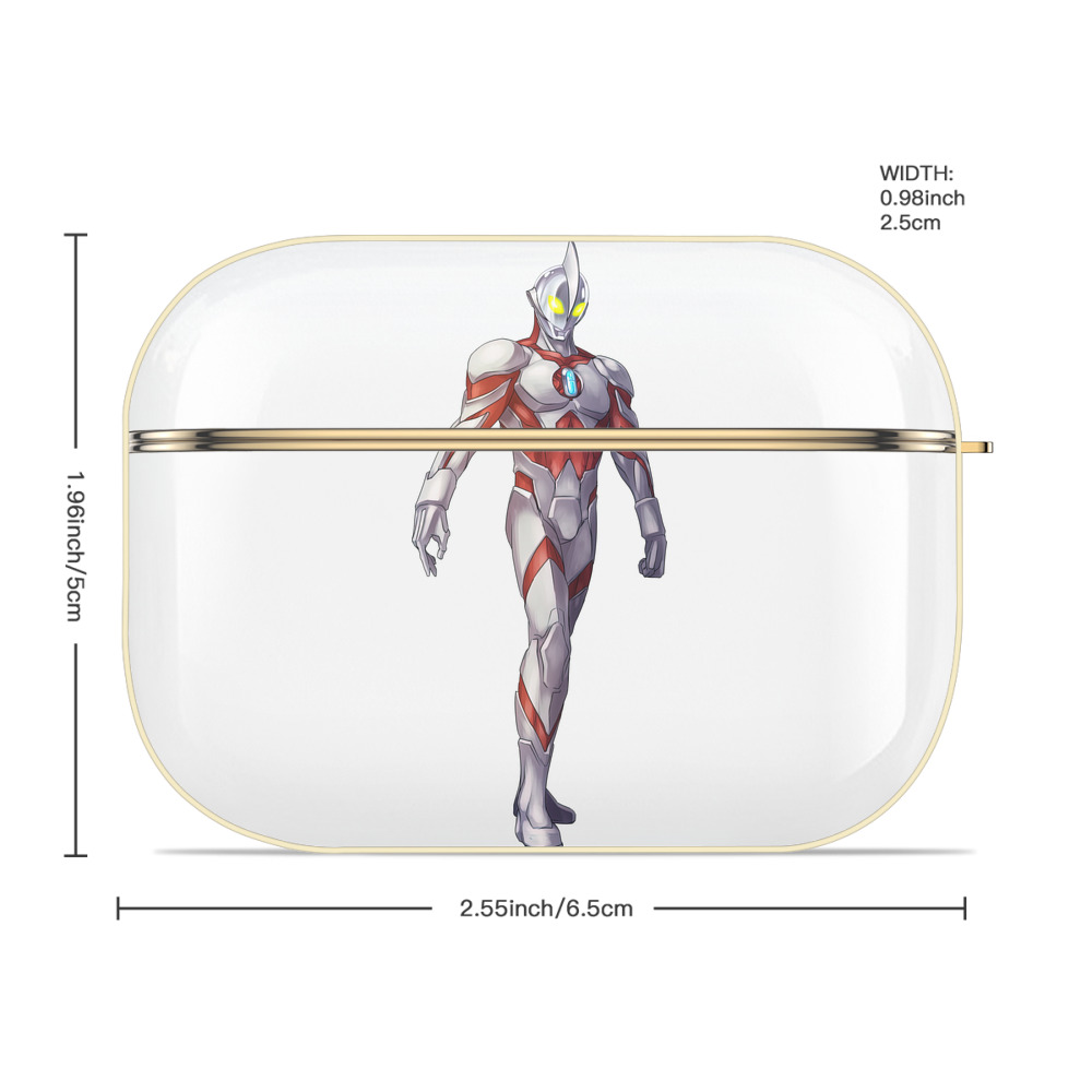 ウルトラマン Ultraman 【AirPods Pro用】ハードシェル保護ケース｜耐衝撃・防指紋・カラビナ付き商品仕様
