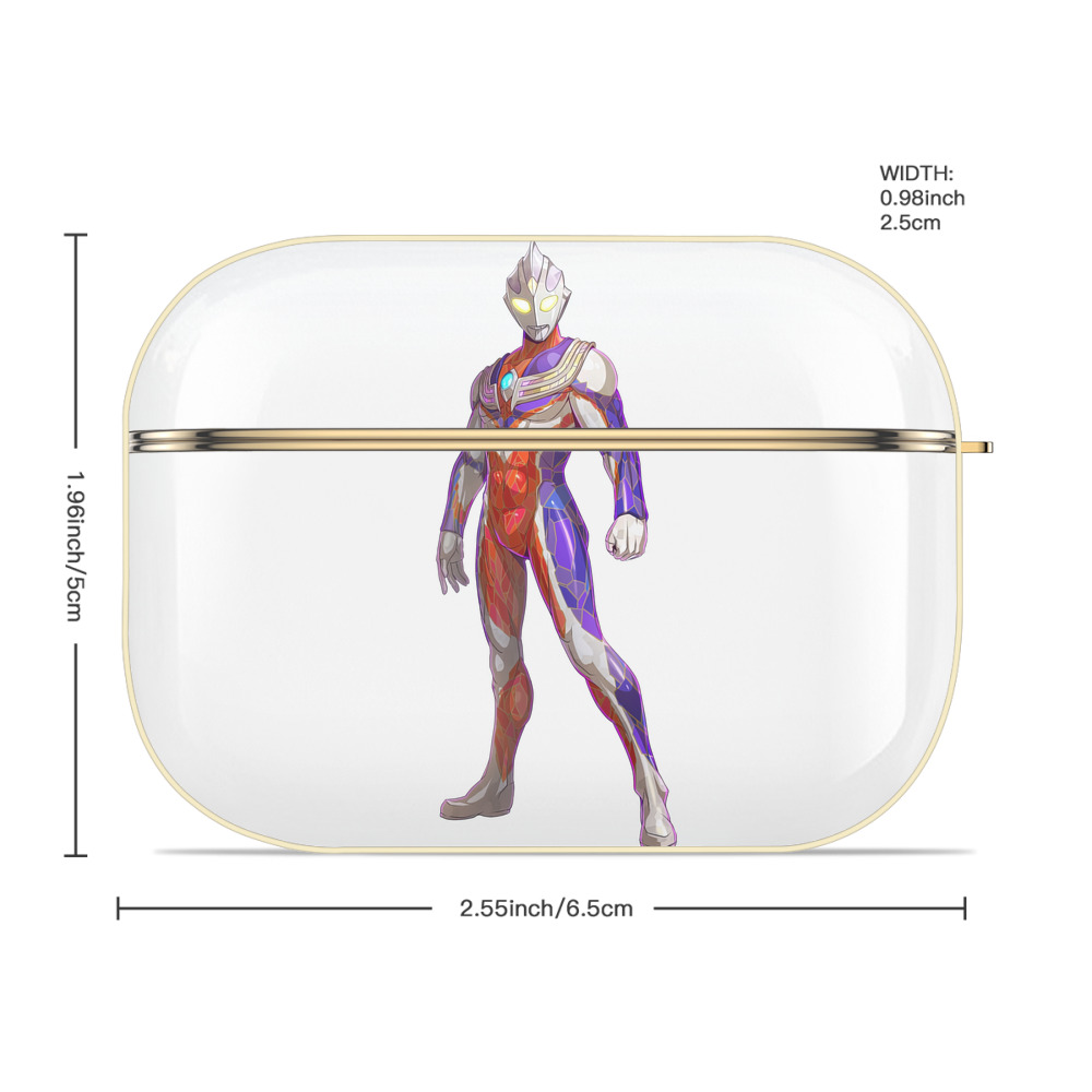 ウルトラマン Ultraman 【AirPods Pro用】ハードシェル保護ケース｜耐衝撃・防指紋・カラビナ付き商品仕様