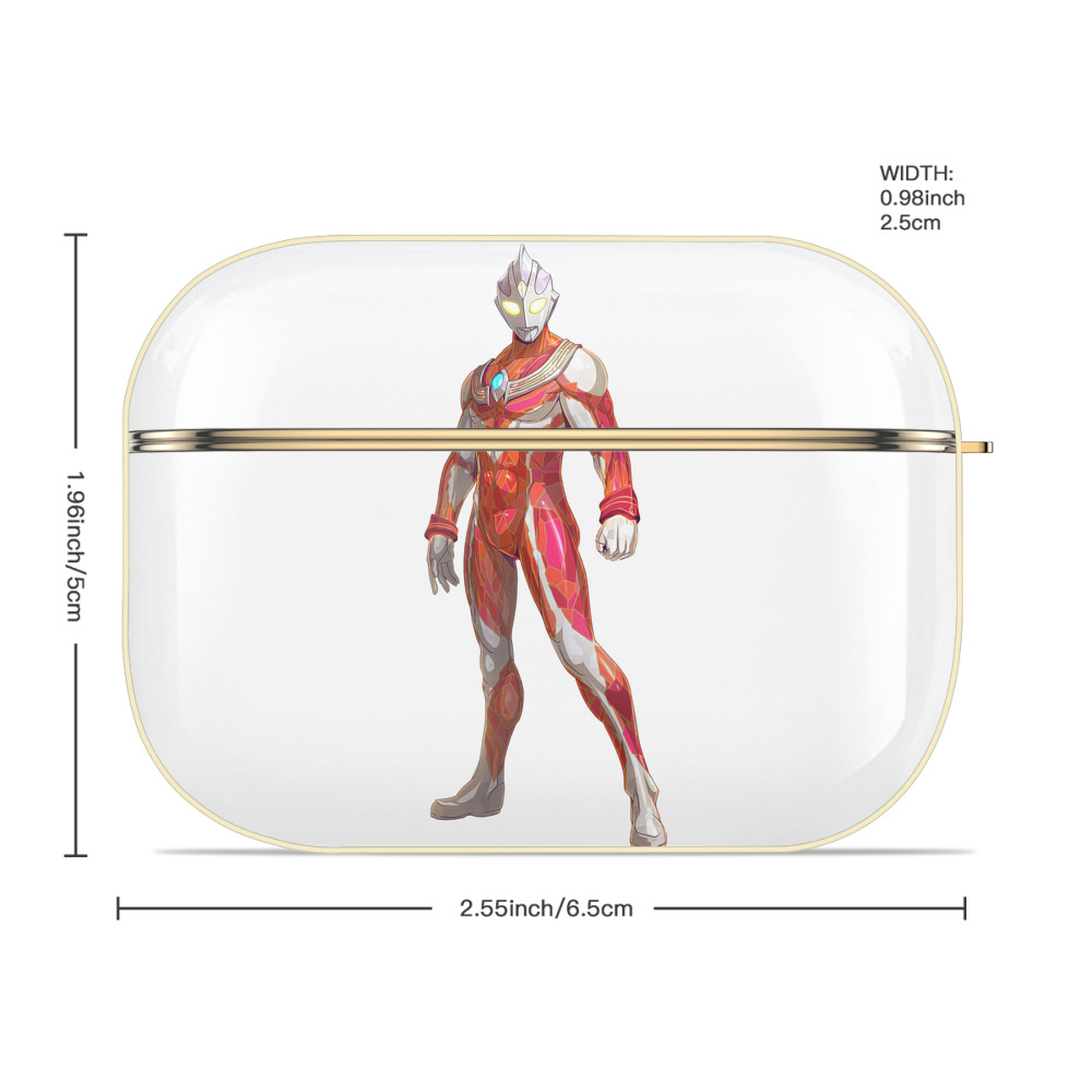 ウルトラマン Ultraman 【AirPods Pro用】ハードシェル保護ケース｜耐衝撃・防指紋・カラビナ付き商品仕様