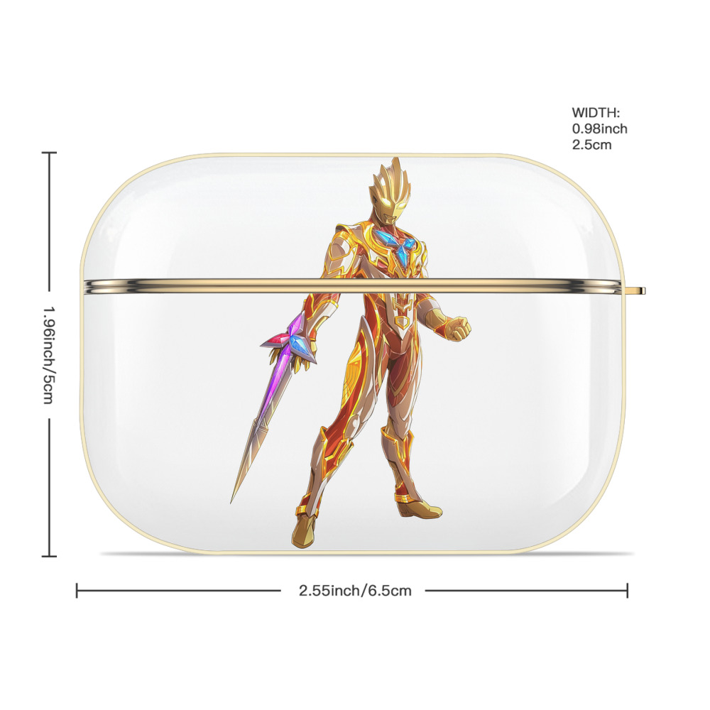 ウルトラマン Ultraman 【AirPods Pro用】ハードシェル保護ケース｜耐衝撃・防指紋・カラビナ付き商品仕様