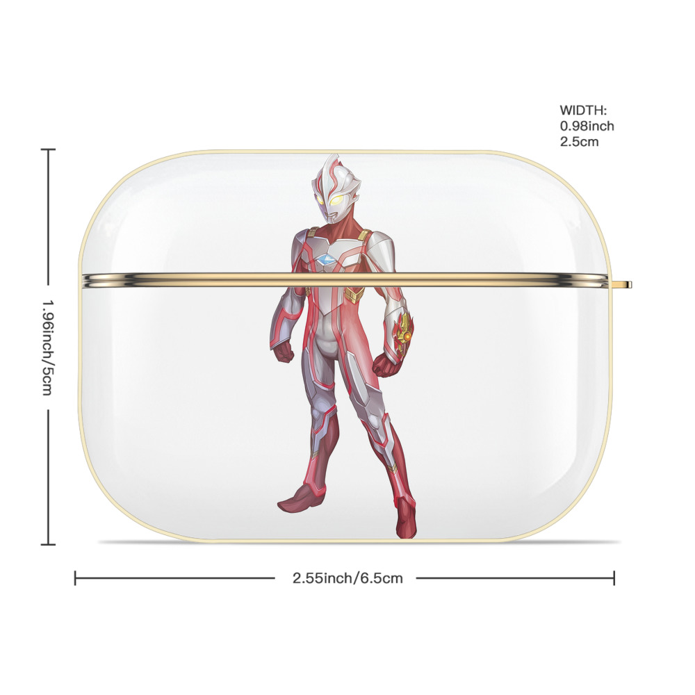 ウルトラマン Ultraman 【AirPods Pro用】ハードシェル保護ケース｜耐衝撃・防指紋・カラビナ付き商品仕様