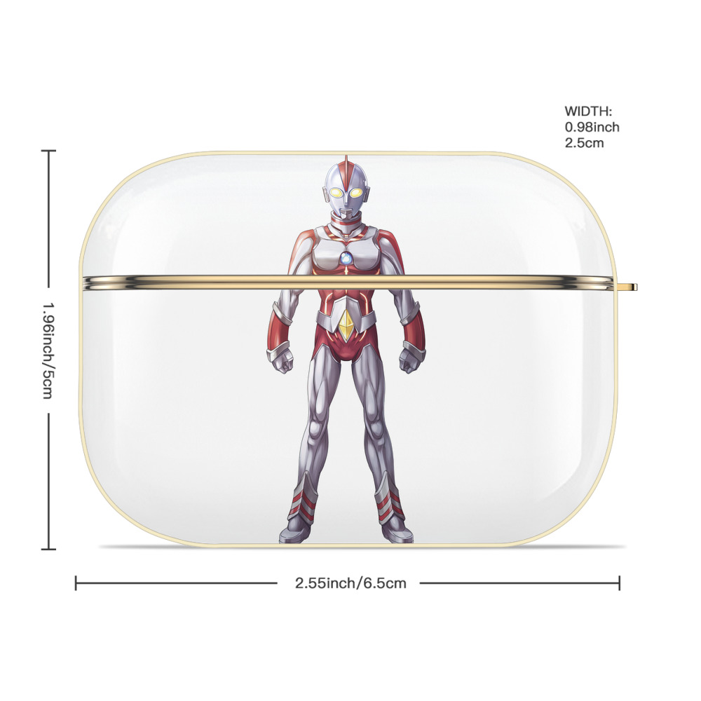 ウルトラマン Ultraman 【AirPods Pro用】ハードシェル保護ケース｜耐衝撃・防指紋・カラビナ付き商品仕様
