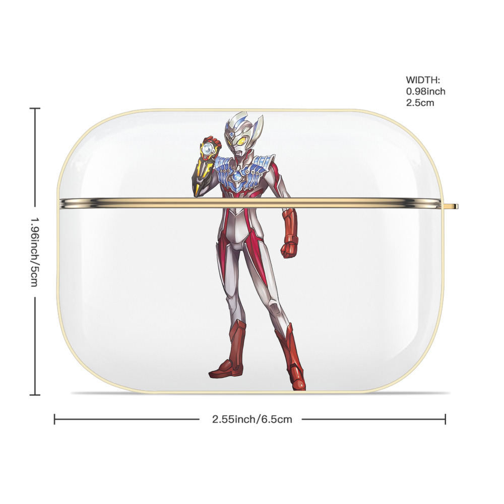 ウルトラマン Ultraman 【AirPods Pro用】ハードシェル保護ケース｜耐衝撃・防指紋・カラビナ付き商品仕様