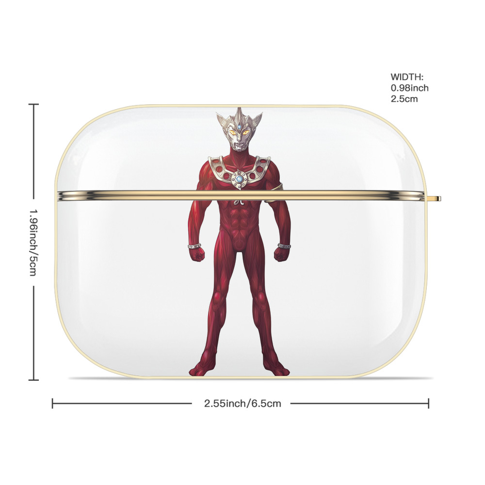 ウルトラマン Ultraman 【AirPods Pro用】ハードシェル保護ケース｜耐衝撃・防指紋・カラビナ付き商品仕様