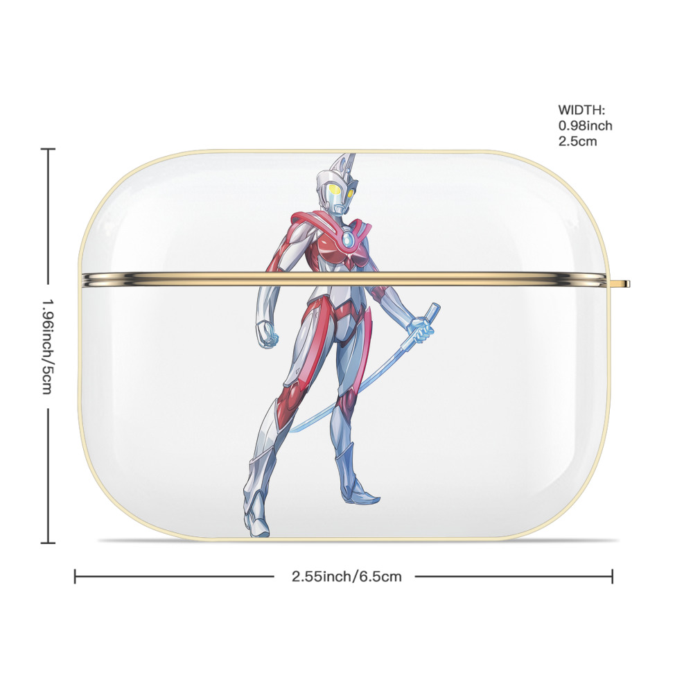 ウルトラマン Ultraman 【AirPods Pro用】ハードシェル保護ケース｜耐衝撃・防指紋・カラビナ付き商品仕様