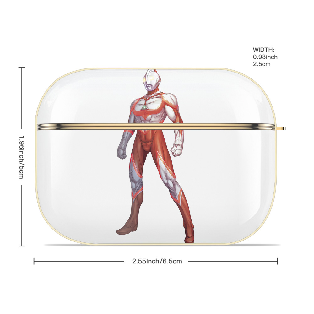 ウルトラマン Ultraman 【AirPods Pro用】ハードシェル保護ケース｜耐衝撃・防指紋・カラビナ付き商品仕様