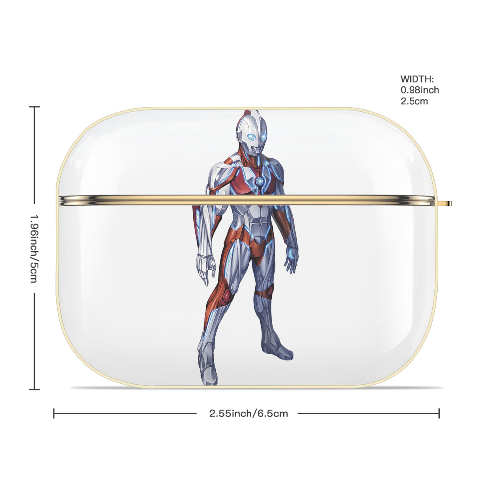 ウルトラマン Ultraman 【AirPods Pro用】ハードシェル保護ケース｜耐衝撃・防指紋・カラビナ付き商品仕様