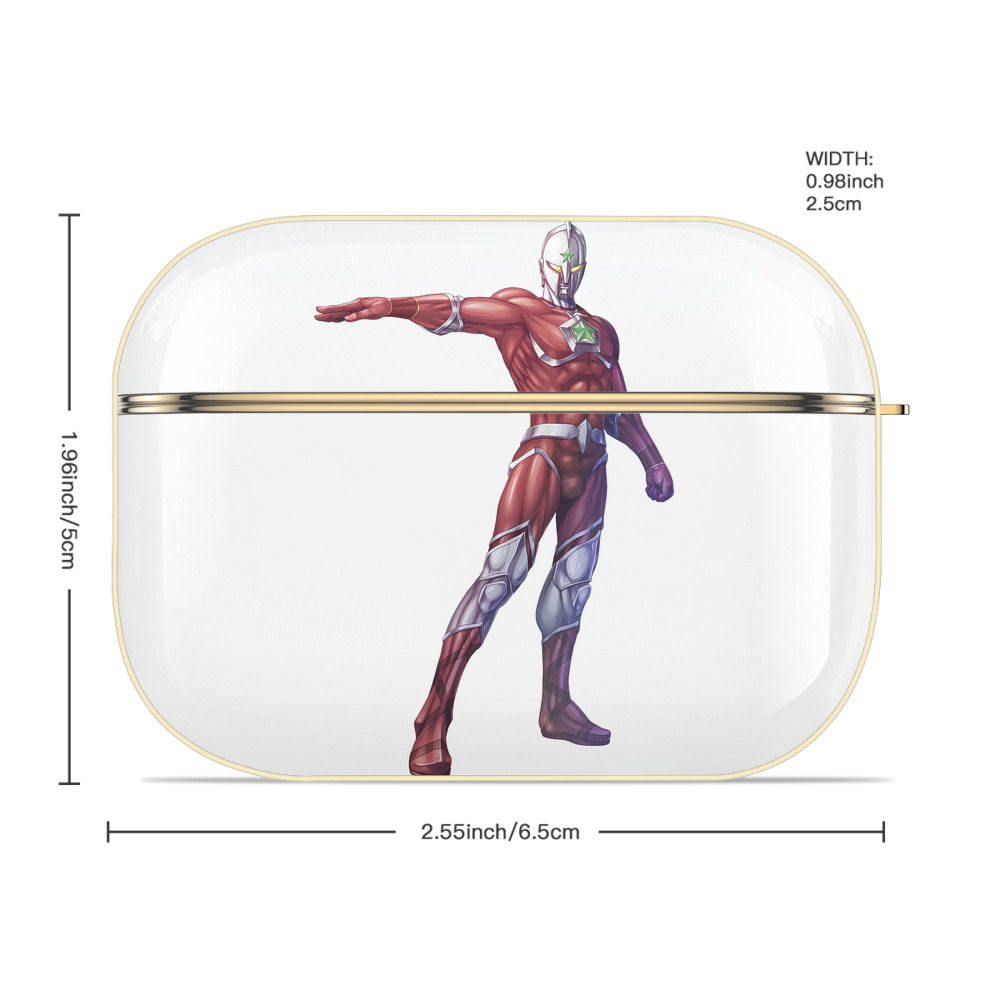 ウルトラマン Ultraman 【AirPods Pro用】ハードシェル保護ケース｜耐衝撃・防指紋・カラビナ付き商品仕様