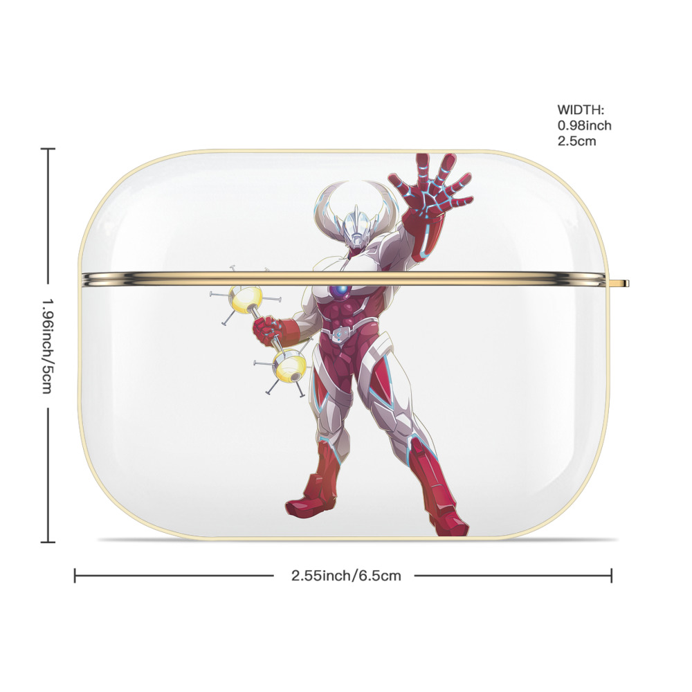 ウルトラマン Ultraman 【AirPods Pro用】ハードシェル保護ケース｜耐衝撃・防指紋・カラビナ付き商品仕様