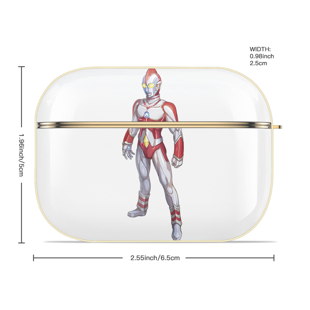 ウルトラマン Ultraman 【AirPods Pro用】ハードシェル保護ケース｜耐衝撃・防指紋・カラビナ付き商品仕様