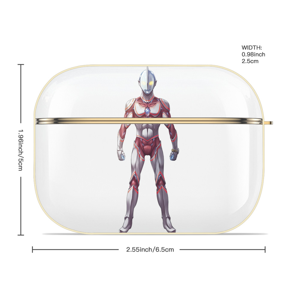 ウルトラマン Ultraman 【AirPods Pro用】ハードシェル保護ケース｜耐衝撃・防指紋・カラビナ付き商品仕様