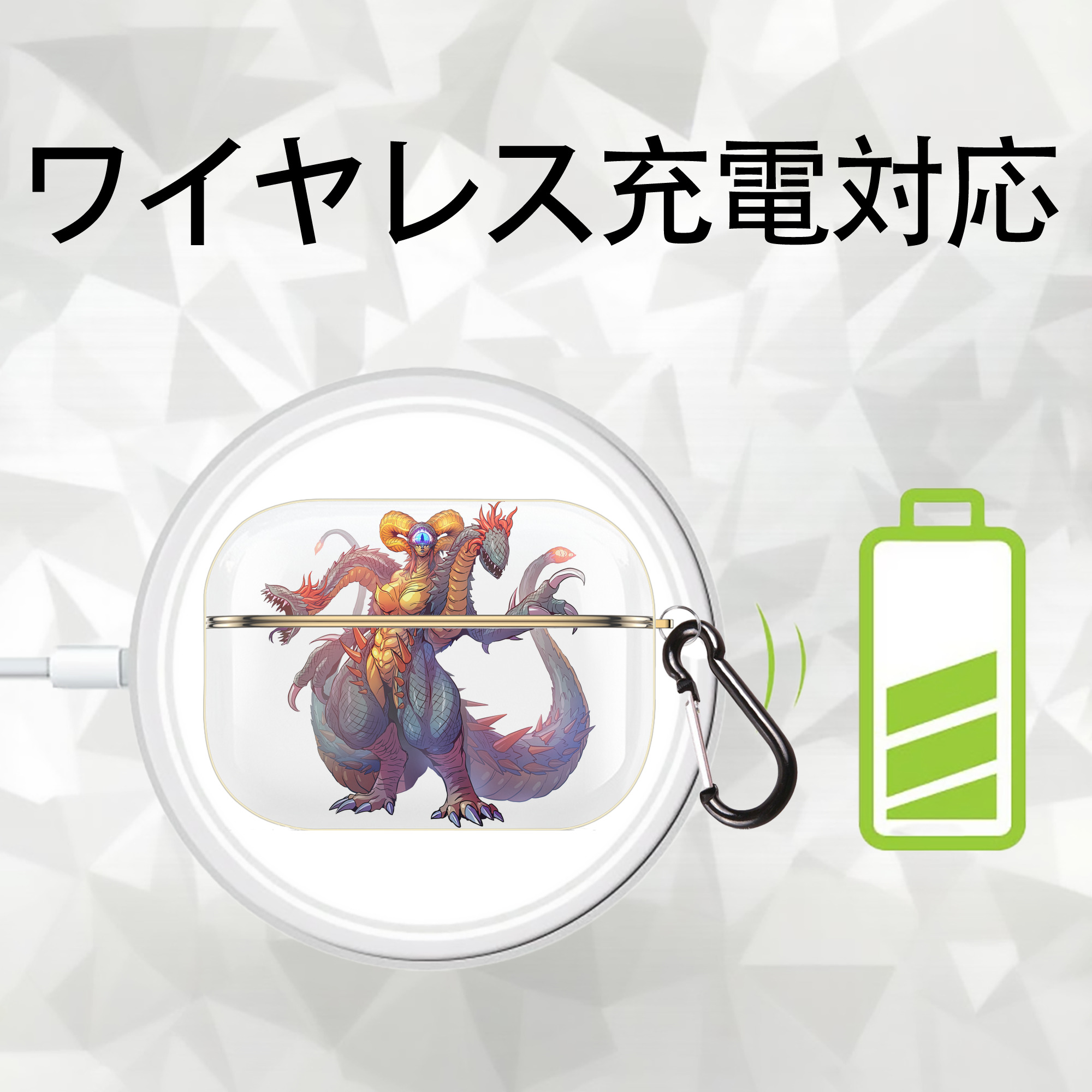 ウルトラマン Ultraman 【AirPods Pro用】ハードシェル保護ケース｜耐衝撃・防指紋・カラビナ付き商品仕様