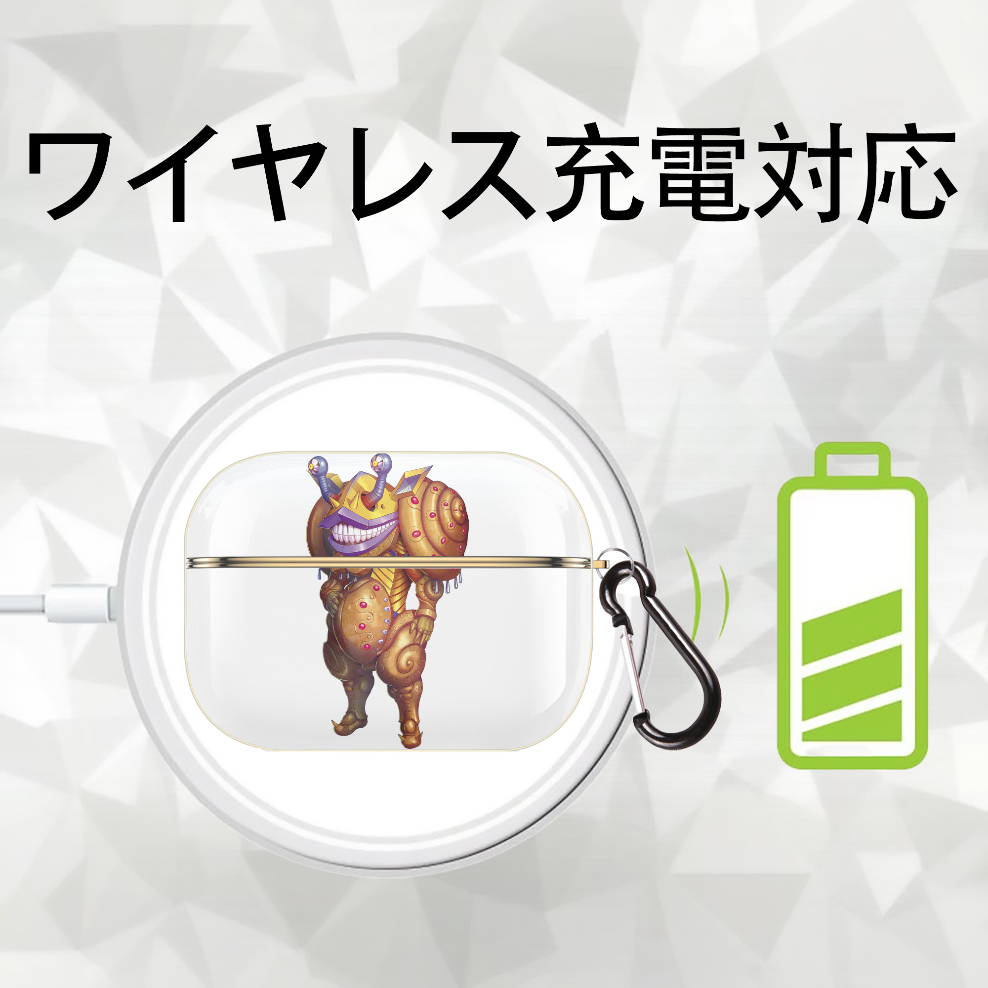 ウルトラマン Ultraman 【AirPods Pro用】ハードシェル保護ケース｜耐衝撃・防指紋・カラビナ付き商品仕様