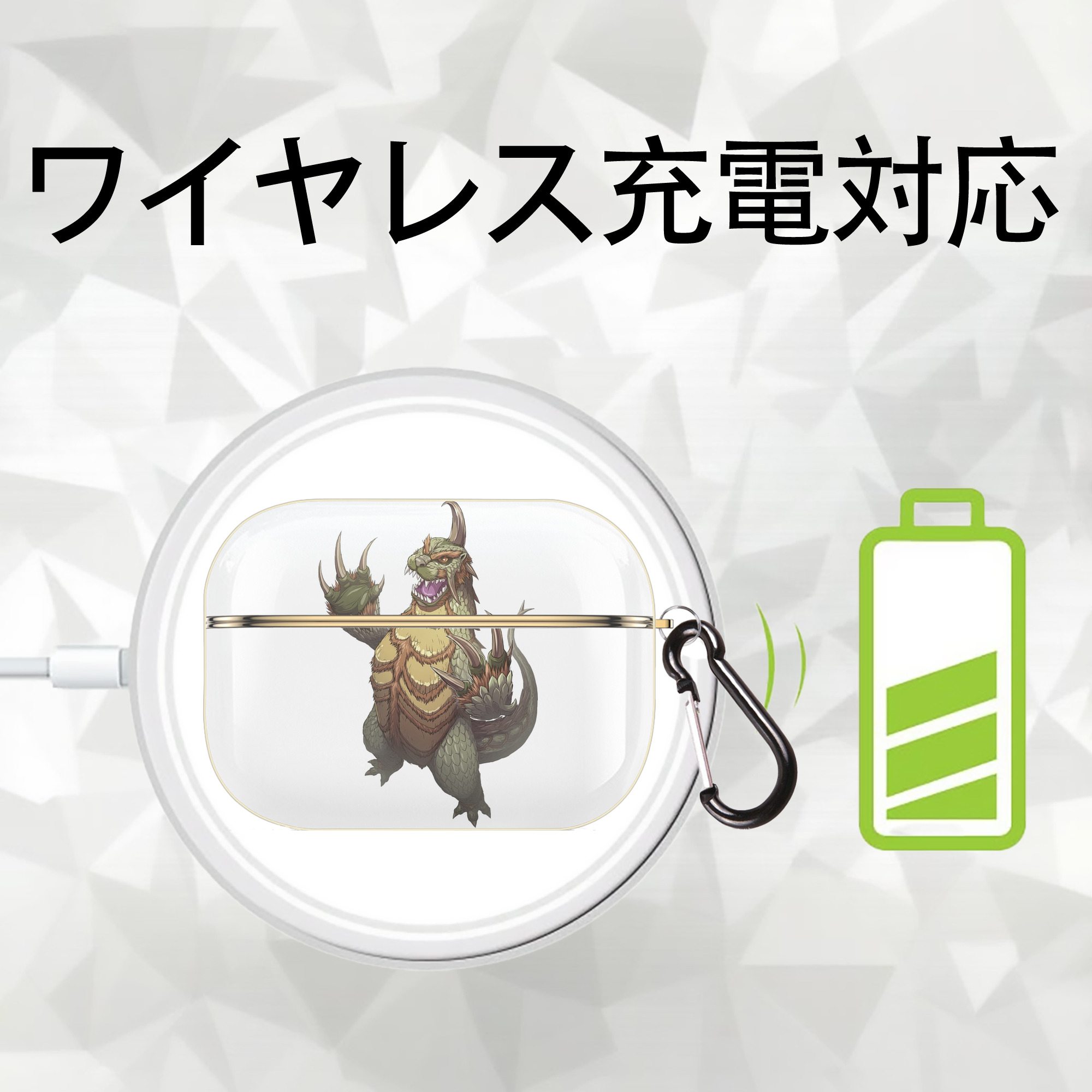 ウルトラマン Ultraman 【AirPods Pro用】ハードシェル保護ケース｜耐衝撃・防指紋・カラビナ付き商品仕様
