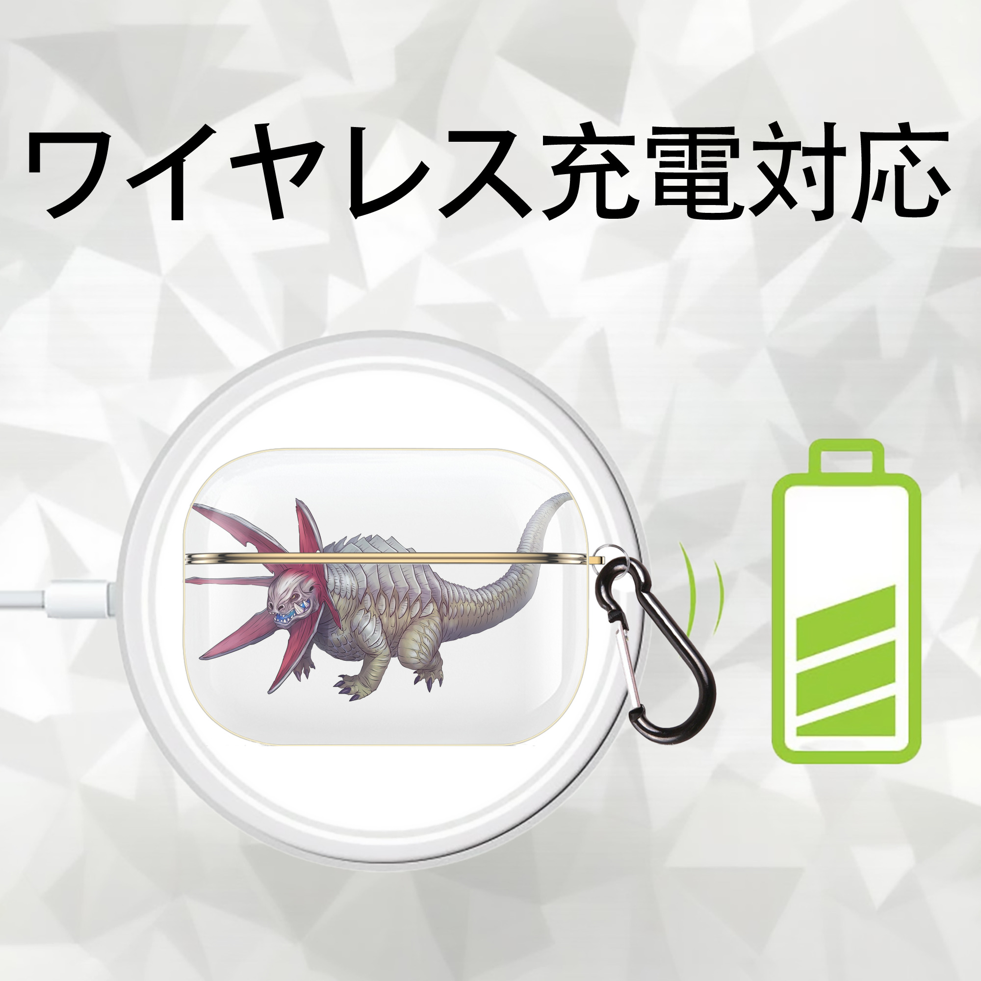 ウルトラマン Ultraman 【AirPods Pro用】ハードシェル保護ケース｜耐衝撃・防指紋・カラビナ付き商品仕様