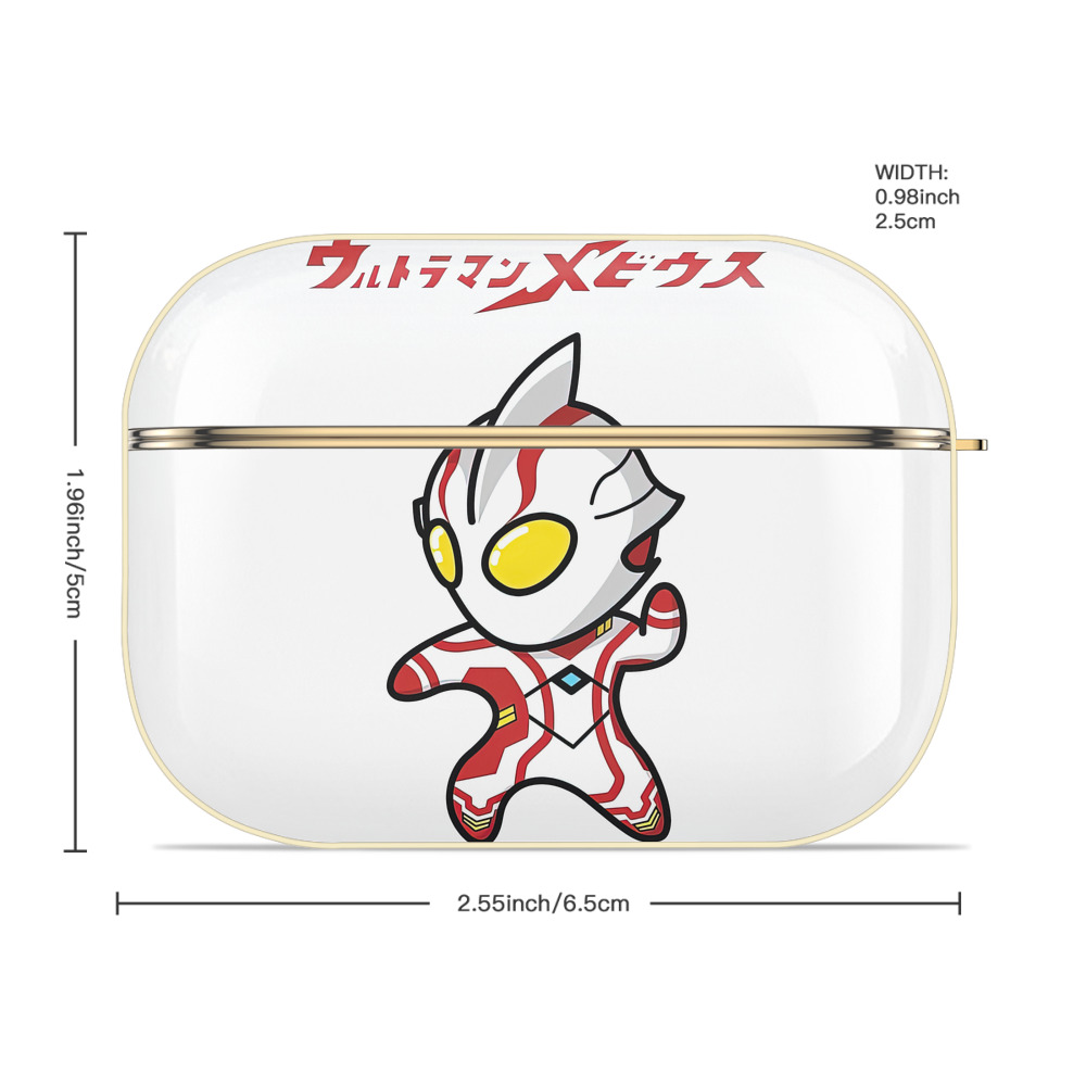 ウルトラマン Ultraman 【AirPods Pro用】ハードシェル保護ケース｜耐衝撃・防指紋・カラビナ付き商品仕様