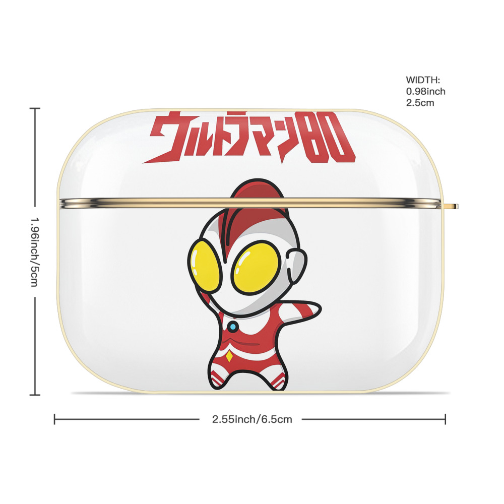 ウルトラマン Ultraman 【AirPods Pro用】ハードシェル保護ケース｜耐衝撃・防指紋・カラビナ付き商品仕様