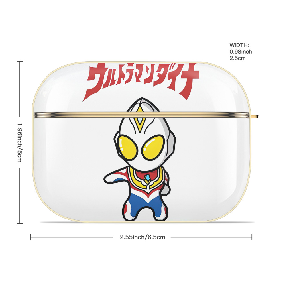 ウルトラマン Ultraman 【AirPods Pro用】ハードシェル保護ケース｜耐衝撃・防指紋・カラビナ付き商品仕様