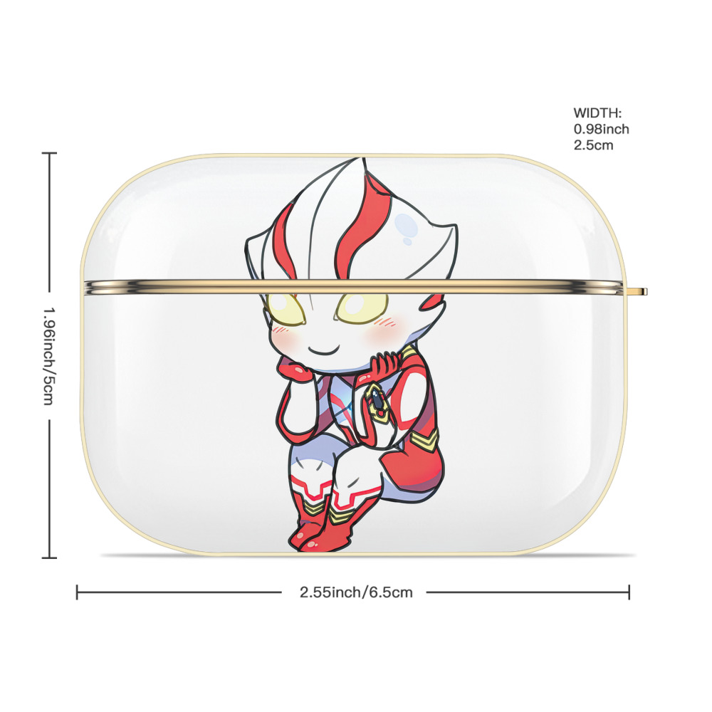 ウルトラマン Ultraman 【AirPods Pro用】ハードシェル保護ケース｜耐衝撃・防指紋・カラビナ付き商品仕様