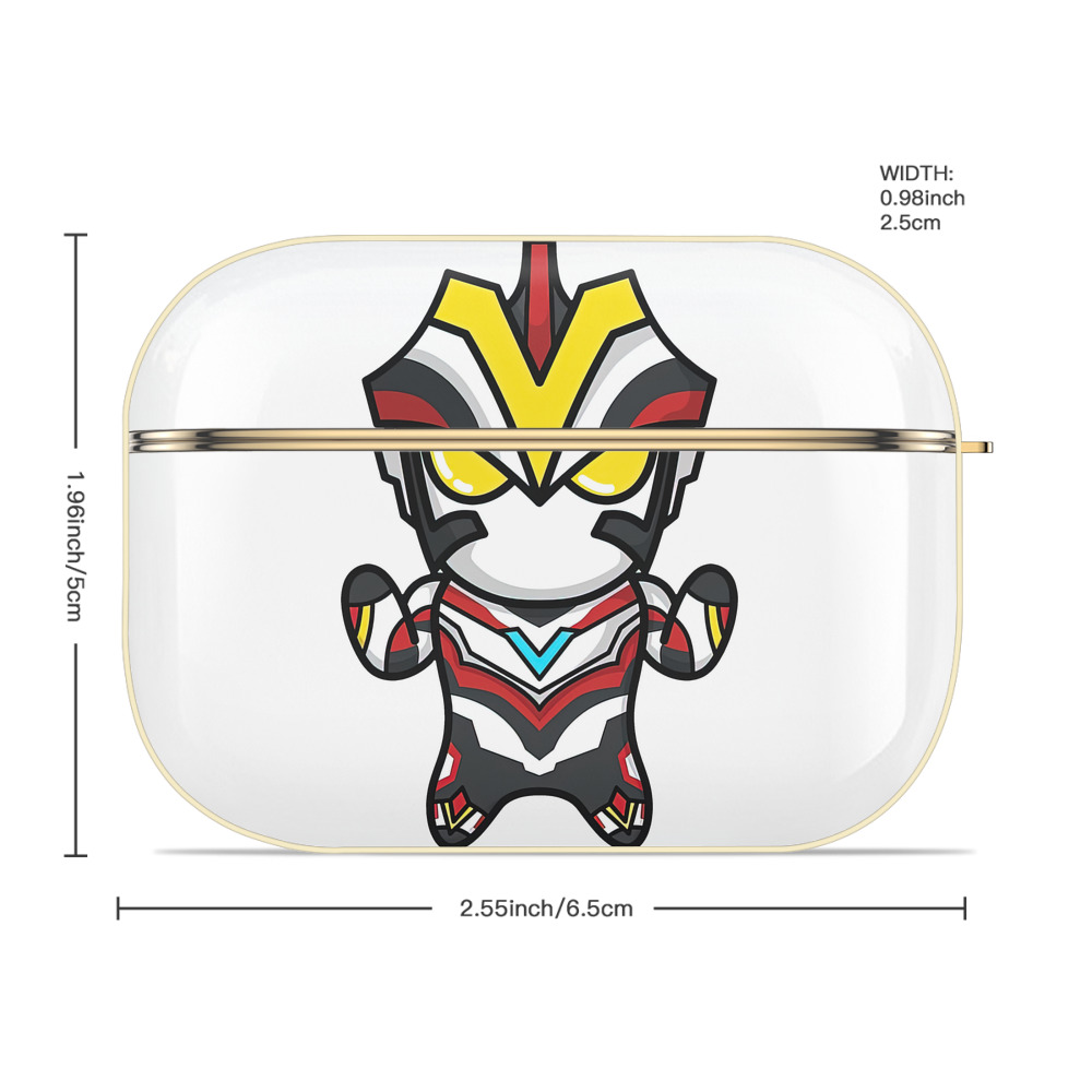ウルトラマン Ultraman 【AirPods Pro用】ハードシェル保護ケース｜耐衝撃・防指紋・カラビナ付き商品仕様