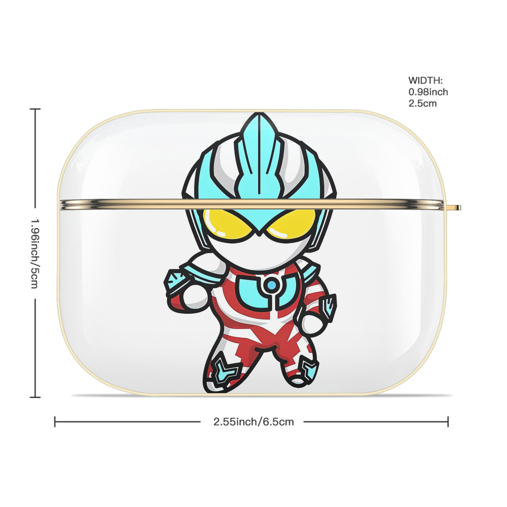 ウルトラマン Ultraman 【AirPods Pro用】ハードシェル保護ケース｜耐衝撃・防指紋・カラビナ付き商品仕様