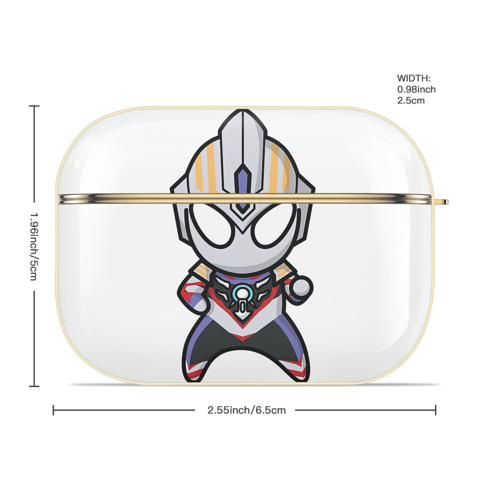 ウルトラマン Ultraman 【AirPods Pro用】ハードシェル保護ケース｜耐衝撃・防指紋・カラビナ付き商品仕様