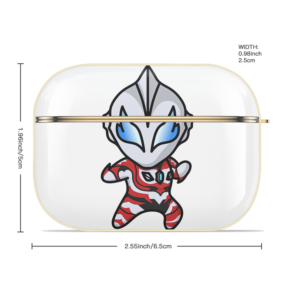 ウルトラマン Ultraman 【AirPods Pro用】ハードシェル保護ケース｜耐衝撃・防指紋・カラビナ付き商品仕様