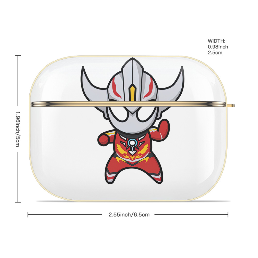 ウルトラマン Ultraman 【AirPods Pro用】ハードシェル保護ケース｜耐衝撃・防指紋・カラビナ付き商品仕様