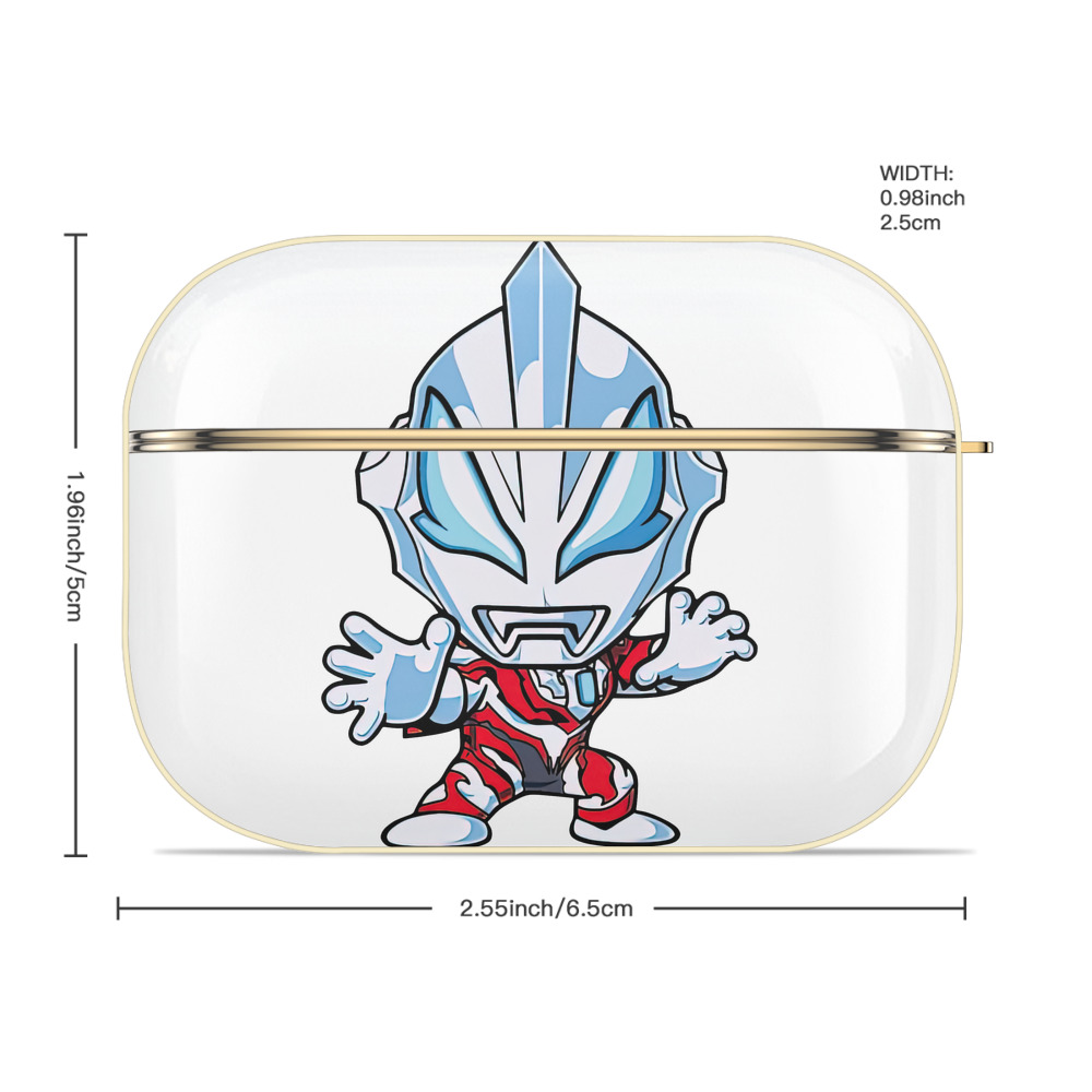 ウルトラマン Ultraman 【AirPods Pro用】ハードシェル保護ケース｜耐衝撃・防指紋・カラビナ付き商品仕様