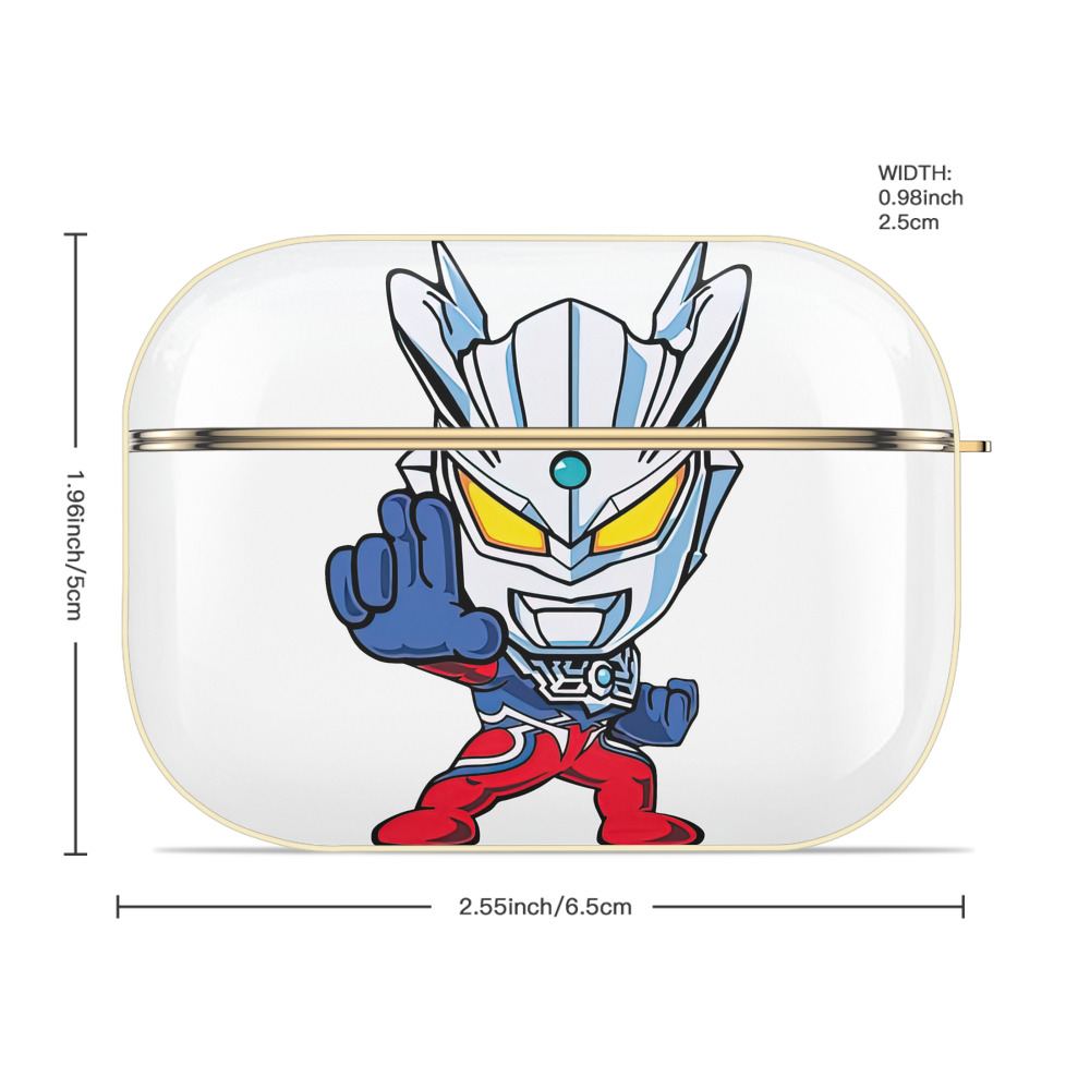ウルトラマン Ultraman 【AirPods Pro用】ハードシェル保護ケース｜耐衝撃・防指紋・カラビナ付き商品仕様