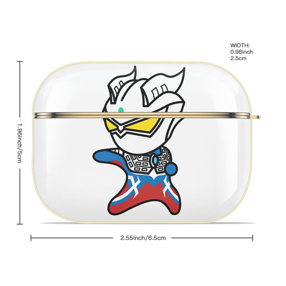 ウルトラマン Ultraman 【AirPods Pro用】ハードシェル保護ケース｜耐衝撃・防指紋・カラビナ付き商品仕様