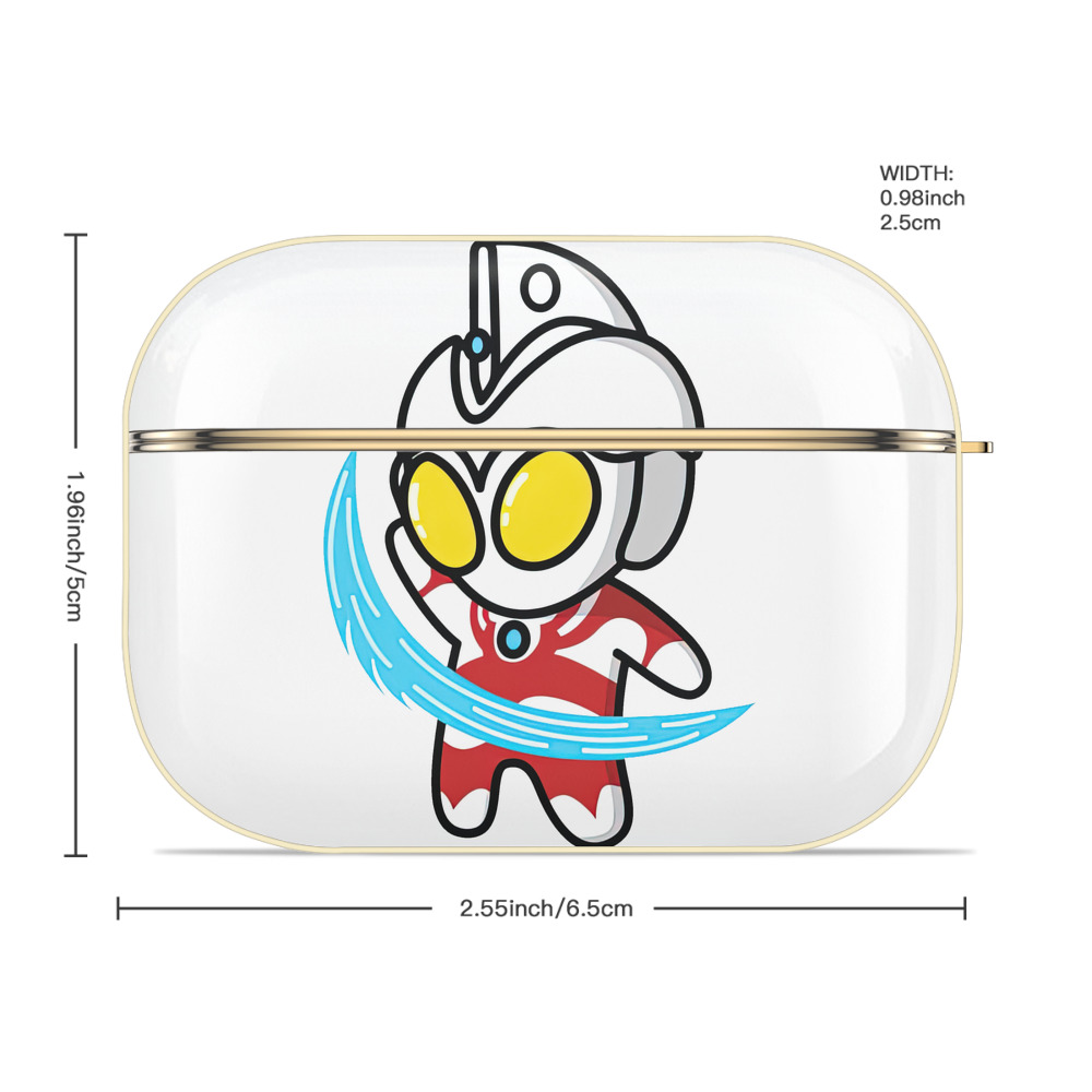 ウルトラマン Ultraman 【AirPods Pro用】ハードシェル保護ケース｜耐衝撃・防指紋・カラビナ付き商品仕様