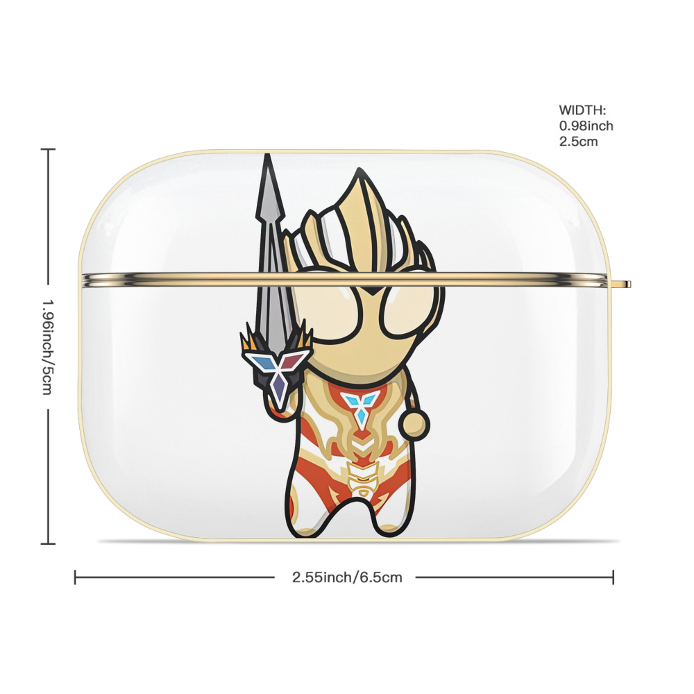 ウルトラマン Ultraman 【AirPods Pro用】ハードシェル保護ケース｜耐衝撃・防指紋・カラビナ付き商品仕様