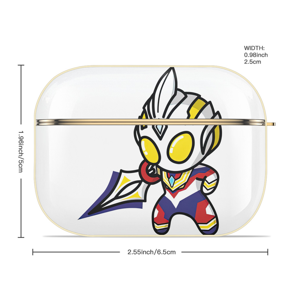 ウルトラマン Ultraman 【AirPods Pro用】ハードシェル保護ケース｜耐衝撃・防指紋・カラビナ付き商品仕様