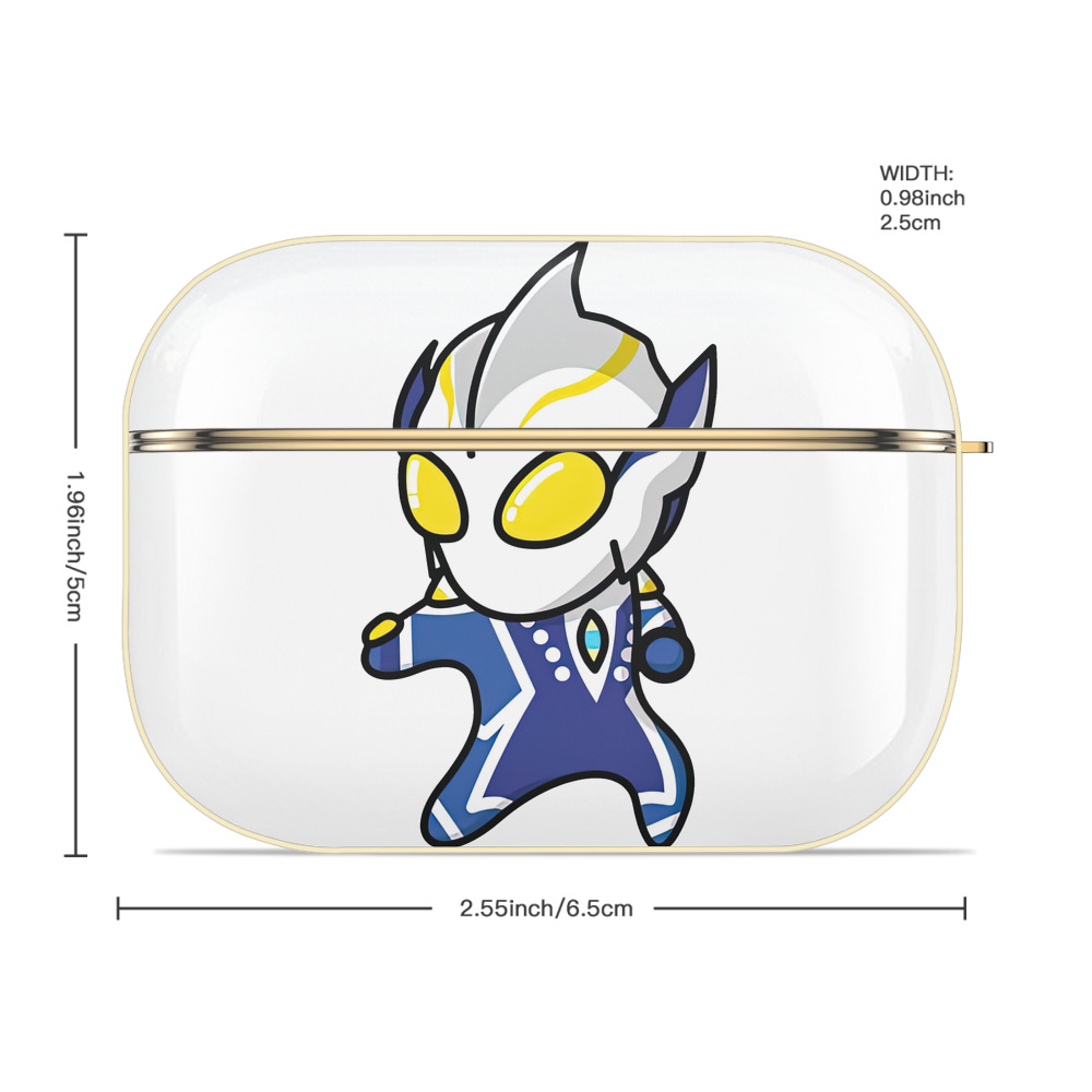 ウルトラマン Ultraman 【AirPods Pro用】ハードシェル保護ケース｜耐衝撃・防指紋・カラビナ付き商品仕様