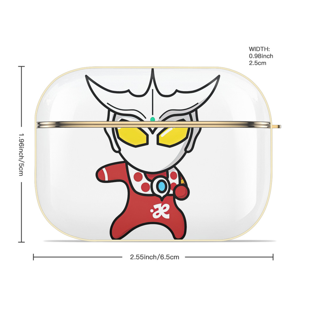 ウルトラマン Ultraman 【AirPods Pro用】ハードシェル保護ケース｜耐衝撃・防指紋・カラビナ付き商品仕様
