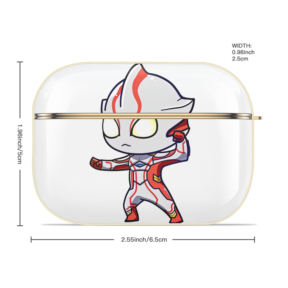 ウルトラマン Ultraman 【AirPods Pro用】ハードシェル保護ケース｜耐衝撃・防指紋・カラビナ付き商品仕様