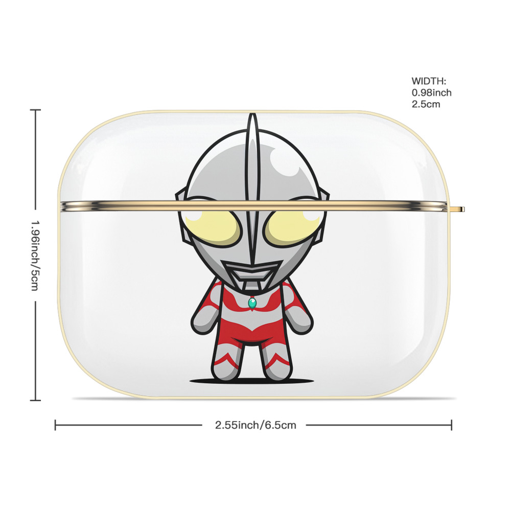 ウルトラマン Ultraman 【AirPods Pro用】ハードシェル保護ケース｜耐衝撃・防指紋・カラビナ付き商品仕様