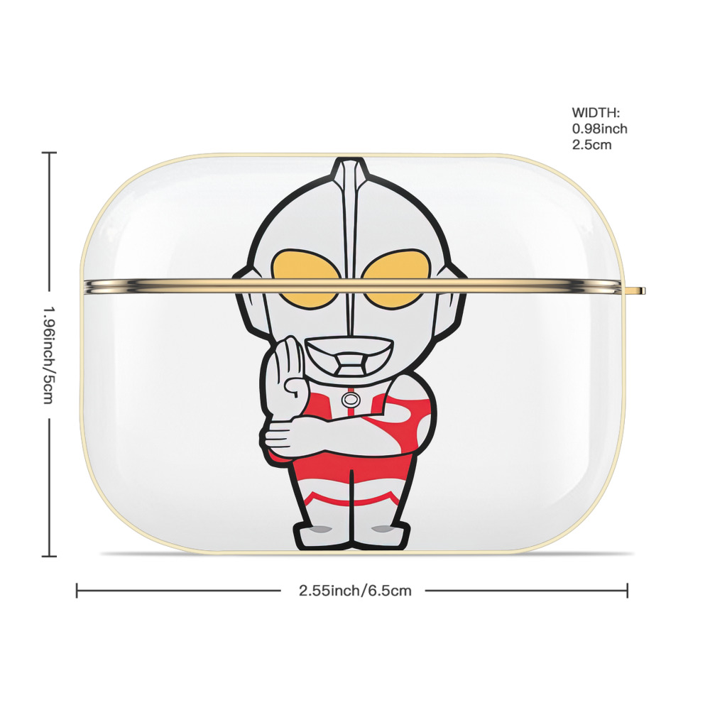 ウルトラマン Ultraman 【AirPods Pro用】ハードシェル保護ケース｜耐衝撃・防指紋・カラビナ付き商品仕様